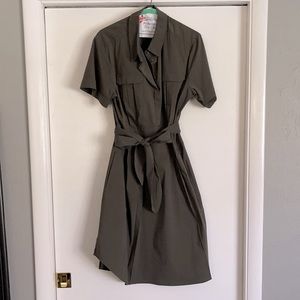 Cynthia Steffe Green military dress